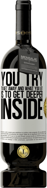 49,95 € 免费送货 | 红酒 高级版 MBS® 预订 你试图逃脱，而你获得的却是进入更深的内在 白标. 可自定义的标签 预订 12 个月 收成 2016 Tempranillo