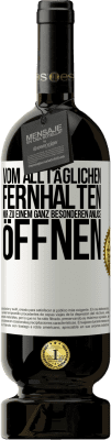 49,95 € Kostenloser Versand | Rotwein Premium Ausgabe MBS® Reserve Vom alltäglichen fernhalten. Nur zu einem ganz besonderen Anlass öffnen Weißes Etikett. Anpassbares Etikett Reserve 12 Monate Ernte 2014 Tempranillo