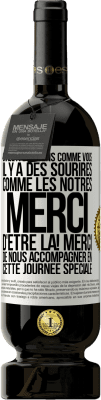49,95 € Envoi gratuit | Vin rouge Édition Premium MBS® Réserve Grâce à des gens comme vous il y a des sourires comme les nôtres. Merci d'être là! Merci de nous accompagner en cette journée sp Étiquette Blanche. Étiquette personnalisable Réserve 12 Mois Récolte 2016 Tempranillo