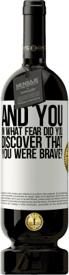 49,95 € Free Shipping | Red Wine Premium Edition MBS® Reserve And you, in what fear did you discover that you were brave? White Label. Customizable label Reserve 12 Months Harvest 2014 Tempranillo
