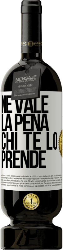 49,95 € Spedizione Gratuita | Vino rosso Edizione Premium MBS® Riserva Ne vale la pena chi te lo prende Etichetta Bianca. Etichetta personalizzabile Riserva 12 Mesi Raccogliere 2016 Tempranillo