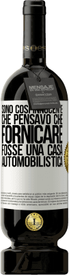 49,95 € Spedizione Gratuita | Vino rosso Edizione Premium MBS® Riserva Sono così innocente che pensavo che fornicare fosse una casa automobilistica Etichetta Bianca. Etichetta personalizzabile Riserva 12 Mesi Raccogliere 2015 Tempranillo