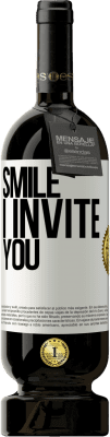 49,95 € Free Shipping | Red Wine Premium Edition MBS® Reserve Smile I invite you White Label. Customizable label Reserve 12 Months Harvest 2014 Tempranillo