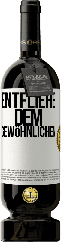 49,95 € Kostenloser Versand | Rotwein Premium Ausgabe MBS® Reserve Entfliehe dem Gewöhnlichen Weißes Etikett. Anpassbares Etikett Reserve 12 Monate Ernte 2015 Tempranillo