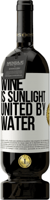 49,95 € 送料無料 | 赤ワイン プレミアム版 MBS® 予約する ワインは日光であり、水と結合している ホワイトラベル. カスタマイズ可能なラベル 予約する 12 月 収穫 2014 Tempranillo
