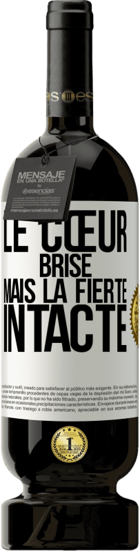 49,95 € Envoi gratuit | Vin rouge Édition Premium MBS® Réserve Le cœur brisé. Mais la fierté intacte Étiquette Blanche. Étiquette personnalisable Réserve 12 Mois Récolte 2015 Tempranillo