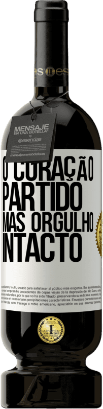 49,95 € Envio grátis | Vinho tinto Edição Premium MBS® Reserva O coração partido Mas orgulho intacto Etiqueta Branca. Etiqueta personalizável Reserva 12 Meses Colheita 2015 Tempranillo