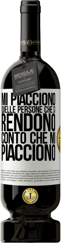 49,95 € Spedizione Gratuita | Vino rosso Edizione Premium MBS® Riserva Mi piacciono quelle persone che si rendono conto che mi piacciono Etichetta Bianca. Etichetta personalizzabile Riserva 12 Mesi Raccogliere 2015 Tempranillo