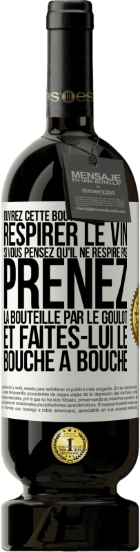 49,95 € Envoi gratuit | Vin rouge Édition Premium MBS® Réserve Ouvrez cette bouteille et laissez respirer le vin. Si vous pensez qu'il ne respire pas prenez la bouteille par le goulot et fait Étiquette Blanche. Étiquette personnalisable Réserve 12 Mois Récolte 2015 Tempranillo