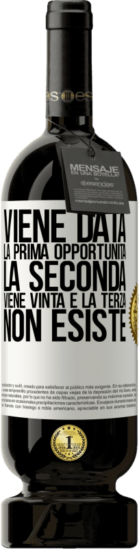 49,95 € Spedizione Gratuita | Vino rosso Edizione Premium MBS® Riserva Viene data la prima opportunità, la seconda viene vinta e la terza non esiste Etichetta Bianca. Etichetta personalizzabile Riserva 12 Mesi Raccogliere 2015 Tempranillo