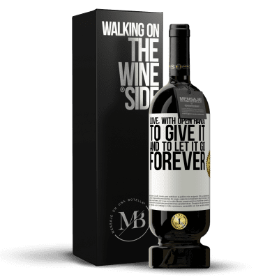 «Love, with open hands. To give it, and to let it go. Forever» Premium Edition MBS® Reserve