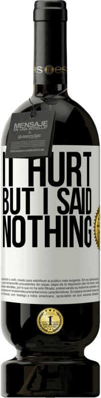 49,95 € 送料無料 | 赤ワイン プレミアム版 MBS® 予約する 痛いけど、何も言わなかった ホワイトラベル. カスタマイズ可能なラベル 予約する 12 月 収穫 2016 Tempranillo