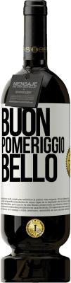 49,95 € Spedizione Gratuita | Vino rosso Edizione Premium MBS® Riserva Buon pomeriggio, bello Etichetta Bianca. Etichetta personalizzabile Riserva 12 Mesi Raccogliere 2016 Tempranillo
