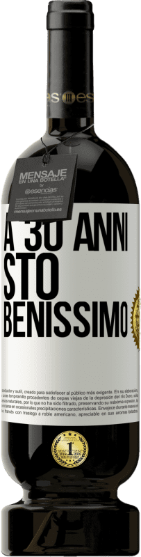 49,95 € Spedizione Gratuita | Vino rosso Edizione Premium MBS® Riserva A 30 anni, sto benissimo Etichetta Bianca. Etichetta personalizzabile Riserva 12 Mesi Raccogliere 2015 Tempranillo