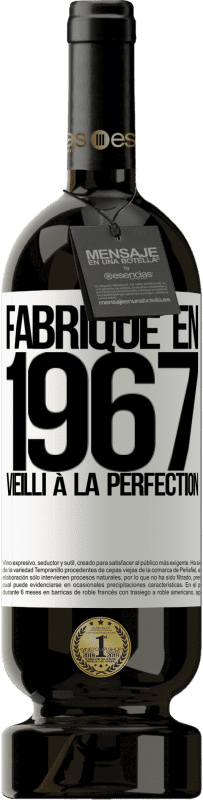 49,95 € Envoi gratuit | Vin rouge Édition Premium MBS® Réserve Fabriqué en 1967. Vieilli à la perfection Étiquette Blanche. Étiquette personnalisable Réserve 12 Mois Récolte 2016 Tempranillo