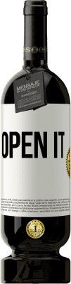 49,95 € Free Shipping | Red Wine Premium Edition MBS® Reserve Open it White Label. Customizable label Reserve 12 Months Harvest 2016 Tempranillo