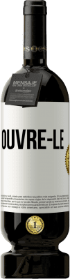 49,95 € Envoi gratuit | Vin rouge Édition Premium MBS® Réserve Ouvre-le Étiquette Blanche. Étiquette personnalisable Réserve 12 Mois Récolte 2016 Tempranillo