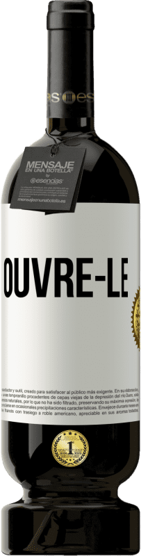 49,95 € Envoi gratuit | Vin rouge Édition Premium MBS® Réserve Ouvre-le Étiquette Blanche. Étiquette personnalisable Réserve 12 Mois Récolte 2015 Tempranillo