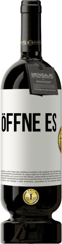 49,95 € Kostenloser Versand | Rotwein Premium Ausgabe MBS® Reserve Öffne es Weißes Etikett. Anpassbares Etikett Reserve 12 Monate Ernte 2016 Tempranillo