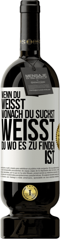 49,95 € Kostenloser Versand | Rotwein Premium Ausgabe MBS® Reserve Wenn du weisst, wonach du suchst, weisst du, wo es zu finden ist Weißes Etikett. Anpassbares Etikett Reserve 12 Monate Ernte 2014 Tempranillo