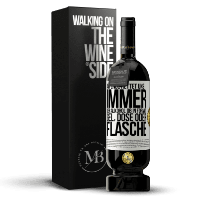 «Am Ende rettet uns immer der Alkohol, ob in Format Gel, Dose oder Flasche» Premium Ausgabe MBS® Reserve