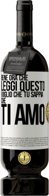 49,95 € Spedizione Gratuita | Vino rosso Edizione Premium MBS® Riserva Bene, ora che leggi questo, voglio che tu sappia che ti amo Etichetta Bianca. Etichetta personalizzabile Riserva 12 Mesi Raccogliere 2015 Tempranillo