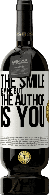 49,95 € 免费送货 | 红酒 高级版 MBS® 预订 微笑是我的，但作者是你 白标. 可自定义的标签 预订 12 个月 收成 2016 Tempranillo