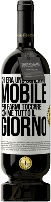 49,95 € Spedizione Gratuita | Vino rosso Edizione Premium MBS® Riserva Chi era uno schermo mobile per farmi toccare con me tutto il giorno Etichetta Bianca. Etichetta personalizzabile Riserva 12 Mesi Raccogliere 2014 Tempranillo