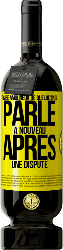 49,95 € Envoi gratuit | Vin rouge Édition Premium MBS® Réserve Tombe amoureux de quelqu'un qui parle à nouveau après une dispute Étiquette Jaune. Étiquette personnalisable Réserve 12 Mois Récolte 2015 Tempranillo