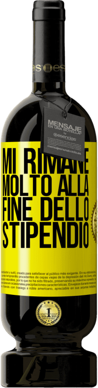49,95 € Spedizione Gratuita | Vino rosso Edizione Premium MBS® Riserva Mi rimane molto alla fine dello stipendio Etichetta Gialla. Etichetta personalizzabile Riserva 12 Mesi Raccogliere 2016 Tempranillo