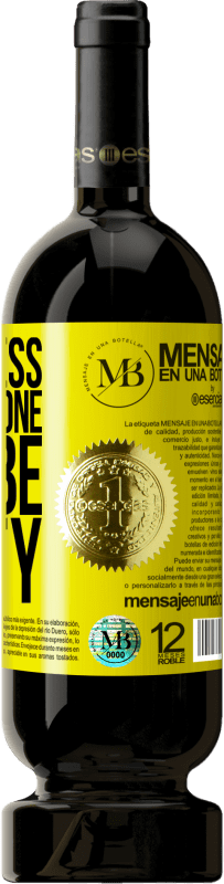 39,95 € Free Shipping | Red Wine Premium Edition MBS® Reserva Loneliness not be alone, it is be empty Yellow Label. Customizable label Reserva 12 Months Harvest 2015 Tempranillo