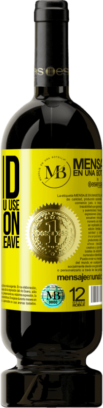 39,95 € Free Shipping | Red Wine Premium Edition MBS® Reserva Brand is the perfume you use. Reputation, the smell you leave Yellow Label. Customizable label Reserva 12 Months Harvest 2014 Tempranillo