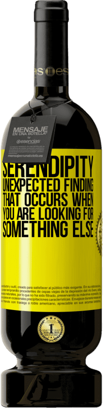 49,95 € Free Shipping | Red Wine Premium Edition MBS® Reserve Serendipity Unexpected finding that occurs when you are looking for something else Yellow Label. Customizable label Reserve 12 Months Harvest 2014 Tempranillo
