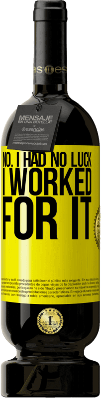 49,95 € 送料無料 | 赤ワイン プレミアム版 MBS® 予約する いいえ。運がありませんでした 黄色のラベル. カスタマイズ可能なラベル 予約する 12 月 収穫 2016 Tempranillo