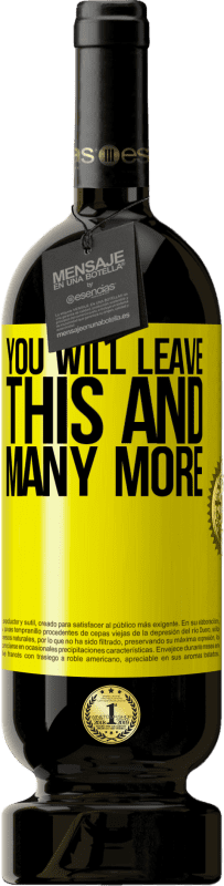 49,95 € 免费送货 | 红酒 高级版 MBS® 预订 您将离开此等等 黄色标签. 可自定义的标签 预订 12 个月 收成 2016 Tempranillo