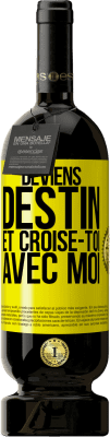 49,95 € Envoi gratuit | Vin rouge Édition Premium MBS® Réserve Deviens destin et croise-toi avec moi Étiquette Jaune. Étiquette personnalisable Réserve 12 Mois Récolte 2015 Tempranillo