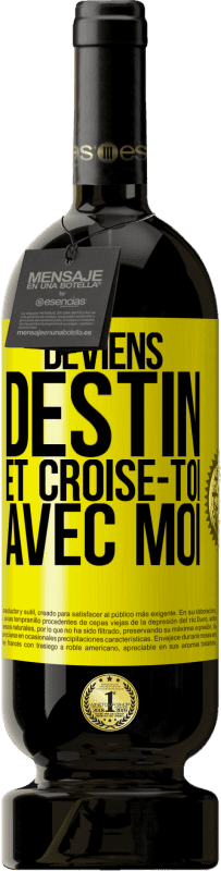 49,95 € Envoi gratuit | Vin rouge Édition Premium MBS® Réserve Deviens destin et croise-toi avec moi Étiquette Jaune. Étiquette personnalisable Réserve 12 Mois Récolte 2016 Tempranillo