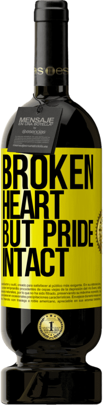 49,95 € 送料無料 | 赤ワイン プレミアム版 MBS® 予約する 失恋しかし、誇りはそのまま 黄色のラベル. カスタマイズ可能なラベル 予約する 12 月 収穫 2016 Tempranillo