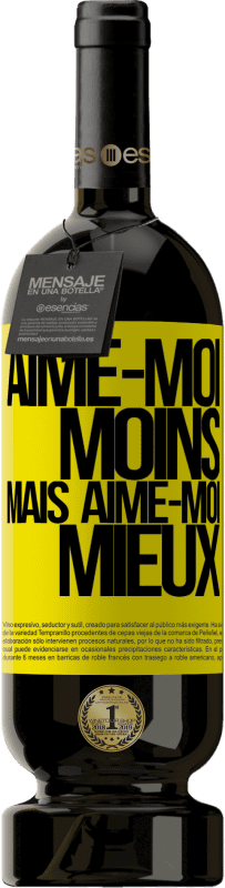 49,95 € Envoi gratuit | Vin rouge Édition Premium MBS® Réserve Aime-moi moins, mais aime-moi mieux Étiquette Jaune. Étiquette personnalisable Réserve 12 Mois Récolte 2015 Tempranillo