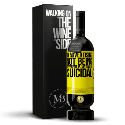 «In advertising, not being different is virtually suicidal» Premium Edition MBS® Reserve