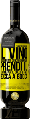 49,95 € Spedizione Gratuita | Vino rosso Edizione Premium MBS® Riserva Apri questa bottiglia e lascia respirare il vino. Se sospetti di non respirare, prendi il flacone per il collo e fallo bocca Etichetta Gialla. Etichetta personalizzabile Riserva 12 Mesi Raccogliere 2015 Tempranillo