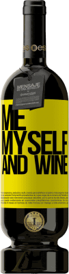 49,95 € Envoi gratuit | Vin rouge Édition Premium MBS® Réserve Me, myself and wine Étiquette Jaune. Étiquette personnalisable Réserve 12 Mois Récolte 2015 Tempranillo