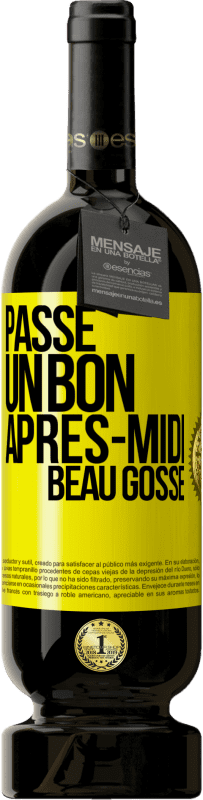 49,95 € Envoi gratuit | Vin rouge Édition Premium MBS® Réserve Passe un bon après-midi, beau gosse Étiquette Jaune. Étiquette personnalisable Réserve 12 Mois Récolte 2015 Tempranillo