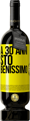 49,95 € Spedizione Gratuita | Vino rosso Edizione Premium MBS® Riserva A 30 anni, sto benissimo Etichetta Gialla. Etichetta personalizzabile Riserva 12 Mesi Raccogliere 2015 Tempranillo