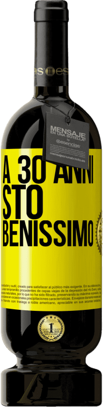 49,95 € Spedizione Gratuita | Vino rosso Edizione Premium MBS® Riserva A 30 anni, sto benissimo Etichetta Gialla. Etichetta personalizzabile Riserva 12 Mesi Raccogliere 2015 Tempranillo