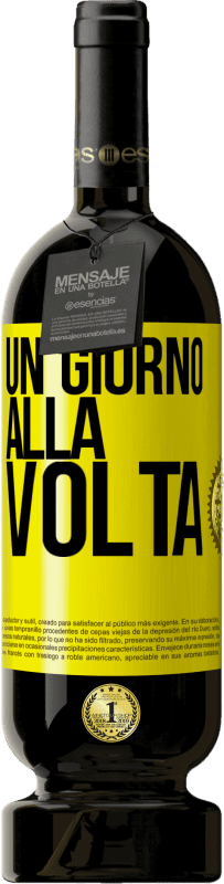 49,95 € Spedizione Gratuita | Vino rosso Edizione Premium MBS® Riserva Un giorno alla volta Etichetta Gialla. Etichetta personalizzabile Riserva 12 Mesi Raccogliere 2015 Tempranillo