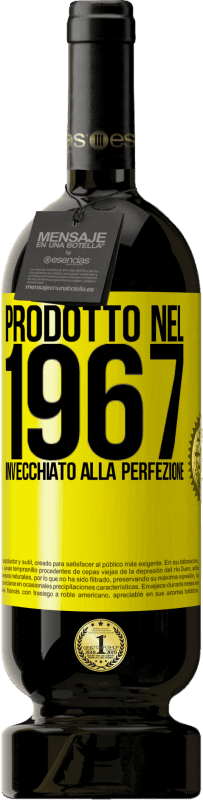 49,95 € Spedizione Gratuita | Vino rosso Edizione Premium MBS® Riserva Prodotto nel 1967. Invecchiato alla perfezione Etichetta Gialla. Etichetta personalizzabile Riserva 12 Mesi Raccogliere 2015 Tempranillo