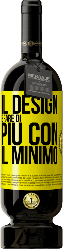 49,95 € Spedizione Gratuita | Vino rosso Edizione Premium MBS® Riserva Il design è fare di più con il minimo Etichetta Gialla. Etichetta personalizzabile Riserva 12 Mesi Raccogliere 2014 Tempranillo