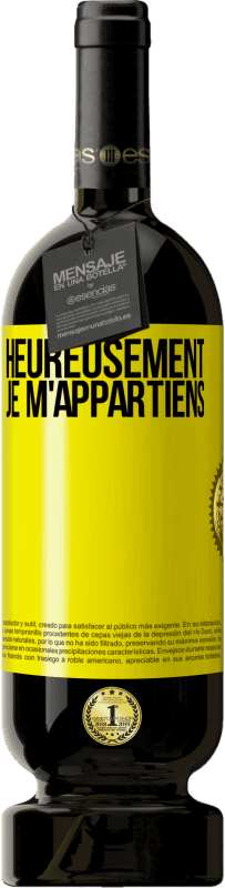 49,95 € Envoi gratuit | Vin rouge Édition Premium MBS® Réserve Heureusement, je m'appartiens Étiquette Jaune. Étiquette personnalisable Réserve 12 Mois Récolte 2016 Tempranillo