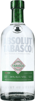 19,95 € Free Shipping | Vodka Absolut Sweden 70 cl Tabasco